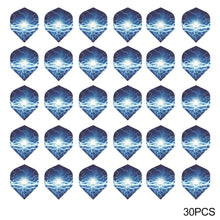 Load image into Gallery viewer, 30PCS PET Darts Flights Dart Feather Outdoor Wing Tail Mixed Pattern
