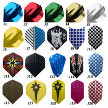 Load image into Gallery viewer, 30PCS PET Darts Flights Dart Feather Outdoor Wing Tail Mixed Pattern
