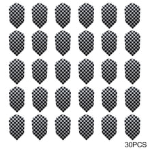 Load image into Gallery viewer, 30PCS PET Darts Flights Dart Feather Outdoor Wing Tail Mixed Pattern
