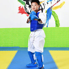 Load image into Gallery viewer, Unisex Adult Child Taekwondo Equipment MMA Suit Leg Shin Guard Hand Palm Foot Protector
