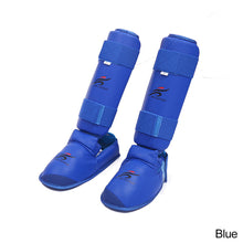 Load image into Gallery viewer, Unisex Adult Child Taekwondo Equipment MMA Suit Leg Shin Guard Hand Palm Foot Protector
