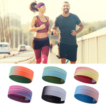 Load image into Gallery viewer, Yoga Non Slip Sweatbands Headband Grip Tennis For Basketball Running Sport Athletic Running Sports Sweat Head Hair Sweatband
