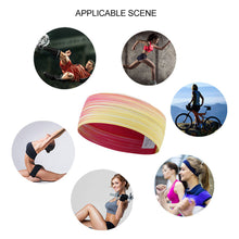 Load image into Gallery viewer, Yoga Non Slip Sweatbands Headband Grip Tennis For Basketball Running Sport Athletic Running Sports Sweat Head Hair Sweatband
