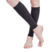 Load image into Gallery viewer, 1 Pair 23-32mmhg Sports Calf Compression Socks Knee High Support Stockings Open Toe For Pregnancy Varicose Veins Running
