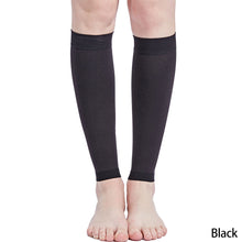 Load image into Gallery viewer, 1 Pair 23-32mmhg Sports Calf Compression Socks Knee High Support Stockings Open Toe For Pregnancy Varicose Veins Running

