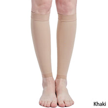 Load image into Gallery viewer, 1 Pair 23-32mmhg Sports Calf Compression Socks Knee High Support Stockings Open Toe For Pregnancy Varicose Veins Running
