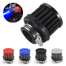 Load image into Gallery viewer, Universal Interface Car Air Filters 25mm For Motorcycle Cold Air Intake High Flow Crankcase Vent Cover Mini Breather Filters
