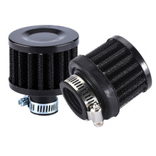 Load image into Gallery viewer, Universal Interface Car Air Filters 25mm For Motorcycle Cold Air Intake High Flow Crankcase Vent Cover Mini Breather Filters
