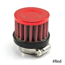 Load image into Gallery viewer, Universal Interface Car Air Filters 25mm For Motorcycle Cold Air Intake High Flow Crankcase Vent Cover Mini Breather Filters
