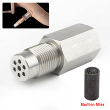 Load image into Gallery viewer, Universal Stainless Steel Check Engine Light CEL mini catalyst O2 Sensor Spacer Adapter M18X1.5 Automobile Parts Exhaust Pipe Oxygen Sensor Extension
