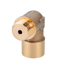 Load image into Gallery viewer, Universal Brass Fitting M18 x 1.5 Connector Plug Kit P0420 P0430 Exhaust 90 Degree O2 Oxygen Sensor Spacer Extender Tool
