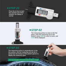 Load image into Gallery viewer, Digital Car Tyre Tire Tread Depth Gauge Meter Auto Tire Wear Detection Measuring Tool Depth Caliper Thickness Gauges Monitoring System
