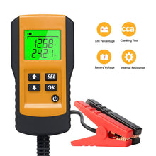 Load image into Gallery viewer, 12V Car Battery Tester LCD Digital Battery Test Analyzer Internal Resistance Life Battery Current Capacity Test Instrument CCA Test Diagnostic Tool
