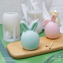Load image into Gallery viewer, 3D Bunny Silicone Candle Mold Faceless Rabbit Head Aromatherapy Soap Plaster Resin Mould Candle Making Supplies Home Decor
