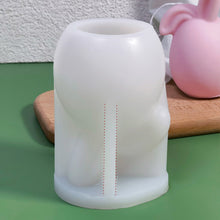 Load image into Gallery viewer, 3D Bunny Silicone Candle Mold Faceless Rabbit Head Aromatherapy Soap Plaster Resin Mould Candle Making Supplies Home Decor
