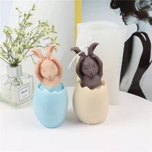 Load image into Gallery viewer, 3D Egg Bunny Silicone Candle Mold Aromatherapy Soap Plaster Resin Mould Candle Making Supplies Home Decor
