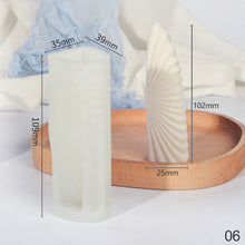 Load image into Gallery viewer, Different Styles of Geometric Candles Silicone Mold DIY Handmade Spiral Wavy Candles Soap Plaster Gifts Decorative Ornaments
