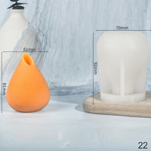 Load image into Gallery viewer, Different Styles of Geometric Candles Silicone Mold DIY Handmade Spiral Wavy Candles Soap Plaster Gifts Decorative Ornaments
