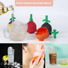 Load image into Gallery viewer, Single-hole Rose Silicone Whisky Ice Cube Mold Flower Shape Chocolate Candy Jelly Candy Mould Cake Decor Cheese Cake Making Set
