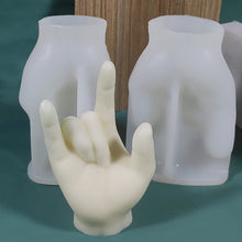 Load image into Gallery viewer, Creative Gesture Candle Silicone Mold Aromatherapy Plaster Silicone Mold DIY Crafts Home Decorations 3D Buddha Hand Candle Mold
