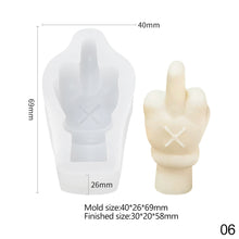 Load image into Gallery viewer, Creative Gesture Candle Silicone Mold Aromatherapy Plaster Silicone Mold DIY Crafts Home Decorations 3D Buddha Hand Candle Mold
