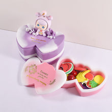 Load image into Gallery viewer, DIY Epoxy Resin Mold Heart Love Checkerboard Multilayer Storage Box Silicone Molds For Resin Mold Handcraft Home Decor Jewelry Making
