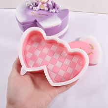 Load image into Gallery viewer, DIY Epoxy Resin Mold Heart Love Checkerboard Multilayer Storage Box Silicone Molds For Resin Mold Handcraft Home Decor Jewelry Making
