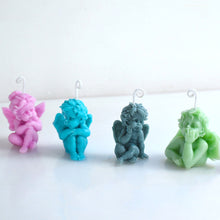 Load image into Gallery viewer, Angel Candle Silicone Mold 3D Cute Angel Hand Soap Aromatherapy Gypsum Candle Ornaments Silicone Mold
