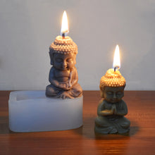 Load image into Gallery viewer, 3D Buddha Silicone Candle Mold Church Buddha Incense Candle Plaster Decoration Mold DIY Church Candle Production Supplies
