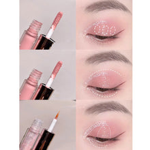 Load image into Gallery viewer, 8 Colors Double Head Liquid Eye Shadow Matte Pearlescent Long-lasting Liquid Eye Shadow Shiny Eye Makeup Cosmetics

