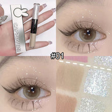 Load image into Gallery viewer, 8 Colors Double Head Liquid Eye Shadow Matte Pearlescent Long-lasting Liquid Eye Shadow Shiny Eye Makeup Cosmetics

