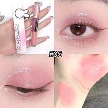 Load image into Gallery viewer, 8 Colors Double Head Liquid Eye Shadow Matte Pearlescent Long-lasting Liquid Eye Shadow Shiny Eye Makeup Cosmetics
