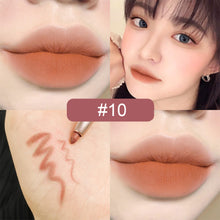 Load image into Gallery viewer, 10 Colors Matte Lipliner Lipstick Non-fading Waterproof Long-lasting Nude Matte Lipstick Women Lip Makeup Cosmetics
