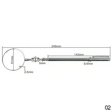 Load image into Gallery viewer, 30mm/50mm Car Observation Pen Car Telescopic Detection Lens Inspection Round Mirrorcar Inspection Mirror 360°
