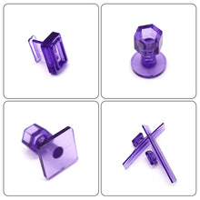 Load image into Gallery viewer, 10Pcs Car Repair Pit Puller Pulling Tabs Transparent Gasket Dent Repair Hail Dent Removal Tools Paintless Kit
