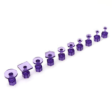 Load image into Gallery viewer, 10Pcs Car Repair Pit Puller Pulling Tabs Transparent Gasket Dent Repair Hail Dent Removal Tools Paintless Kit
