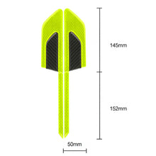 Load image into Gallery viewer, 2Pcs Reflective Car Tape Bumper Reflective Stickers Strip Warning Safety Mark Carbon Fiber Auto Styling Accessories
