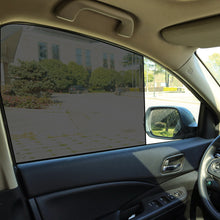 Load image into Gallery viewer, 2Pcs Car Side Window Sun Shades Stickers PVC Protection Window Sunscreen Cover Black Sunshade
