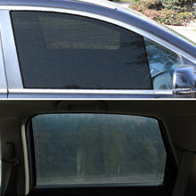 Load image into Gallery viewer, 2Pcs Car Side Window Sun Shades Stickers PVC Protection Window Sunscreen Cover Black Sunshade
