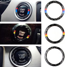 Load image into Gallery viewer, Car Start Decoration Circle Decal Stickers Start Up Engine One-Click Button For BMW 3 Series E90 E92 E93 320i Z4 E89 2009-2012

