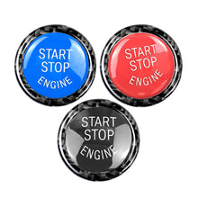 Load image into Gallery viewer, 2Pcs Car Engine Start Stop Button Replace Cover Trim Styling Accessories Trim Sticker for BMW E90 E92 E93 320i Z4 E89 2009-2012
