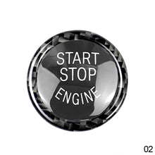Load image into Gallery viewer, 2Pcs Car Engine Start Stop Button Replace Cover Trim Styling Accessories Trim Sticker for BMW E90 E92 E93 320i Z4 E89 2009-2012
