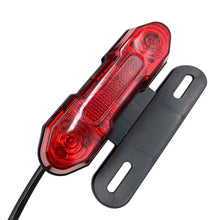 Load image into Gallery viewer, 1Pc 12V Motorcycle Electric Bicycle Ebike Taillight Signal Rear Rack Lamp Tail Light Night Traffic Warning Light
