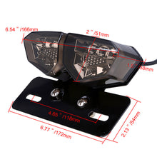 Load image into Gallery viewer, Universal Motorcycle Accessories Tail Light Rear Lights Stop Moto Flasher Turn Signal 12V Waterproof Moto Bike Parts
