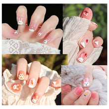 Load image into Gallery viewer, Cute Cartoon Rabbit Nail Stickers Small Pattern Nail Enhancement Adhesive Stickers Nail Art Decoration Stickers
