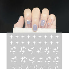 Load image into Gallery viewer, Colorful Cute Nail Stickers Cloud Star Love Rainbow Manicure Stickers Nail Art Decoration Adhesive Stickers
