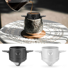 Load image into Gallery viewer, Foldable Stainless Steel Coffee Filter Drip Coffee Tea Holder Reusable Paperless Coffee Strainer Coffee Funnel Pour Over Holder
