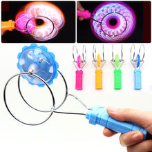Load image into Gallery viewer, Colorful Luminous Gyro Magnetic Spinning Top Rotating Gyroscope LED Light Gyro Wheel Magic Spinning Yo-Yo Ball Kids Children's Gift Christmas toy

