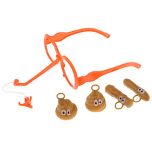 Load image into Gallery viewer, Funny Poop Fishing Game Kids Glasses Hook Poops Game Party Props Glasses Hanging Poop Head Sports Office Interactive Toys
