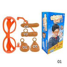 Load image into Gallery viewer, Funny Poop Fishing Game Kids Glasses Hook Poops Game Party Props Glasses Hanging Poop Head Sports Office Interactive Toys

